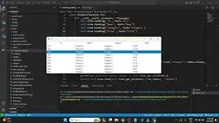 How to make an Editable Table using Treeview Tkinter (Python)