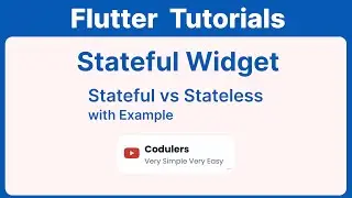 Ep 13 |StatefulWidget vs StatelessWidget in Flutter 🔥 | Follow Button Example | Flutter Tutorials