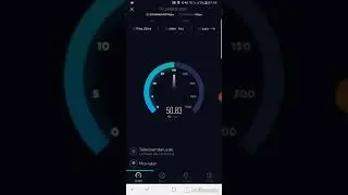 Movistar 50/50 fibre optic speed test FTTP