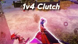 Pubgmobile best 1v4 clutch | Full heavy seen |