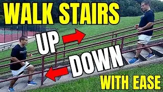 How to Walk Up and Down Stairs Easily Without Pain