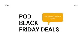 Print on Demand Black Friday Deals