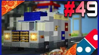 Minecraft Tutorial Как построить фургон доставки ПИЦЦЫ Bonus #49 Новый хордор сок ??