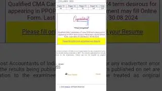 cma final june 2024 result 