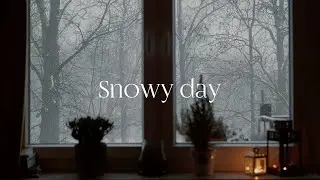 🌨️ 겨울, 눈 오는 창밖을 보며 듣는 잔잔한 음악 모음 | Winter Calm Music Ambient Mix 🌨️