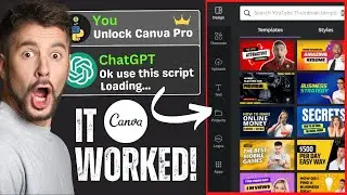 How to Make The BEST Thumbnail for YouTube Videos with Canva AI Text to Image Generator