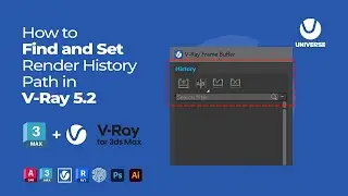 How to fine and set Render History Path in V-Ray 5.2 I New VFB Render History