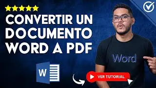 Cómo CONVERTIR UN DOCUMENTO Word a PDF | ​📃​ Crear PDF sin Instalar Programas ​​📃​