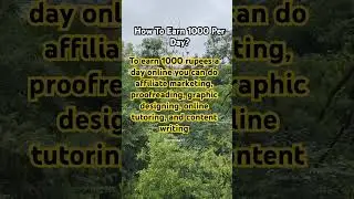 How to earn RS 1000 per day #shorts #earn #tech #yt