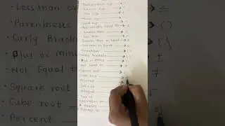 Maths Symbols (part 1)# Basic concepts .