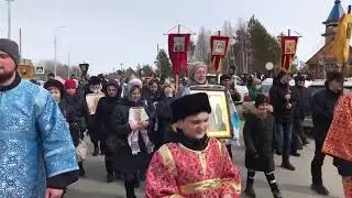 Крестный ход на Пасху 2022