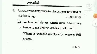 ignou meg 1 Question paper of September 2020