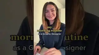 my casual Morning Routine as a Graphic Designer