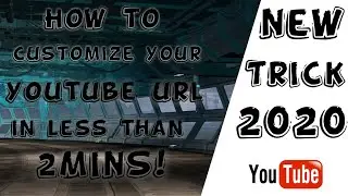 HOW TO CHANGE YOUTUBE URL |  How To Customize Youtube URL 2020 | How To Enable Custom URL 2020