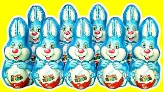 10 Kinder Surprise Bunny Counting Song 1-10 Ultimate Surprise Easter Egg Toys