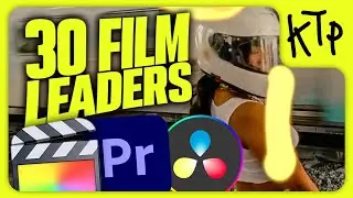 30 Drag N' Drop Scribble Film Leaders + 10 SFX for Final Cut Pro X & Premiere Pro | OUT NOW!