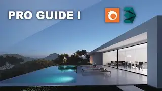 Exterior Archviz Guide for Transforming Amateur Renders into Pro | Quick Tutorial Corona Render