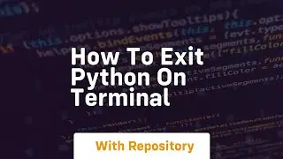 how to exit python on terminal