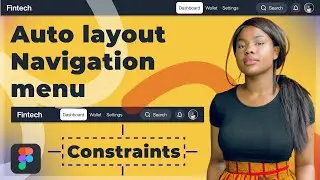 Navigation bar using auto layout and Constraints - Figma Crash Course  | 