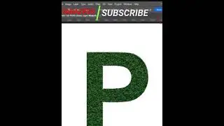 Grass text effect in Photoshop #photoshop_tutorial #short