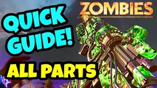 Cold War Zombies ALL RAI K-84 WONDER WEAPON PARTS! (Firebase Z)