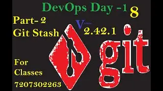 DevOps Class-18  Part 2     Git Stash Part 2