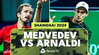 Daniil Medvedev vs Matteo Arnaldi Entertaining Match Highlights | Shanghai 2024