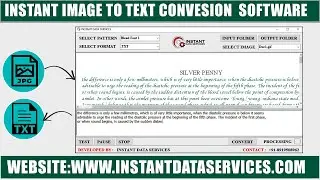 HOW TO CONVERT IMAGE TO TEXT  | DATA ENTRY IMAGE TO TEXT SOFTWARE | IMAGE TO TEXT SOFTWARE