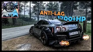 Unleashing the Power: 1200HP Twin Turbo Anti-Lag Nissan GTR R35 | Forza Horizon 5