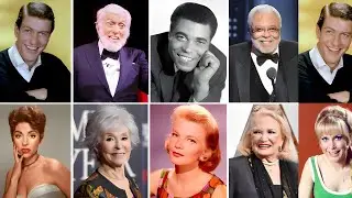 Celebrities over 90: Then and now