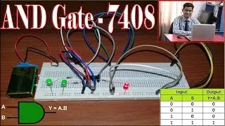 AND Gate Experiment using 7408 IC Bangla Tutorial | Logic Gate Practical | AND Gate Practical Bangla