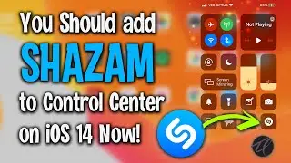 You should add Shazam to the Control Center on your iOS14 iPhone Now