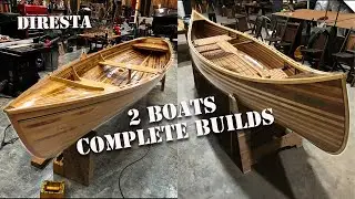 2 Complete Boat Builds: Row Boat & Canoe