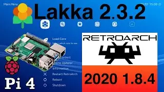 Raspberry Pi 4 RetroArch 1.8.4 Lakka 2.3.2 How to install