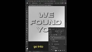 Inner Shadow Text Effect in Photoshop - Photoshop Tutorials #photoshop #shorts