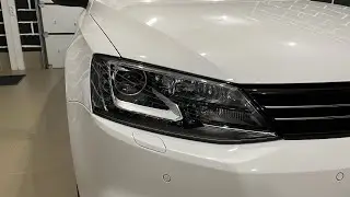 Volkswagen Jetta 6 - замена линз, диодные Expression