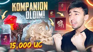 15,000 UC YANGI KOMPANION MIFIK OLDIK 🥵 PUBG MOBILE!!!