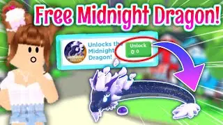 How to Get *FREE* MIDNIGHT DRAGON🤩in Adopt Me Lunar New Year 2024 |Midnight Dragon Giveaway Adopt Me