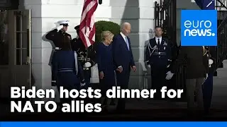 Biden hosts NATO dinner as he hopes to maintain fresh image | euronews 🇬🇧