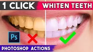 Fix Yellow Teeth into Naturally Whiten Teeth in Photoshop 