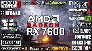 RX 7600 - Test in 30 Games