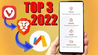 TOP 3 NAVEGADORES PODEROSOS 🚀 PARA ANDROID MEJOR QUE CHROME 2022 | Veloces y Sin Anuncios (Brave)