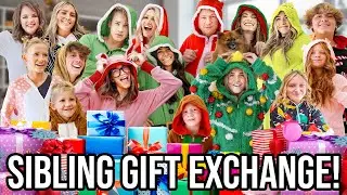 SiBLiNG GIFT EXCHANGE w/ 16 KiDS 2023!!! 🎁