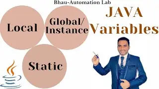 Java variables | java Local Variable | Instance Variable | Static Variable | Difference local static