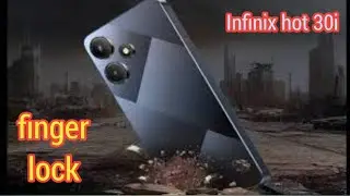 Finger Lock In Infinix Hot 30i, Infinix Hot 30i Finger Lock Kaise Lagaen, How To Set Fingerprint