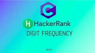 14 : Digit Frequency | Hackerrank C Solutions