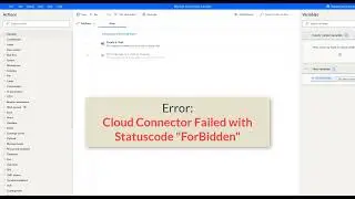 Power Automate Desktop || Error Solved :Cloud connector failed with status code Forbidden