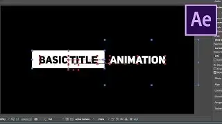 How to make a simple title animation in After Effects? | After Effects Tutorial