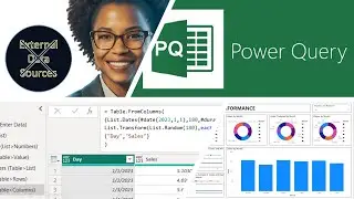 Power BI: Creating Dashboards without External Data Sources using Power Query M Language