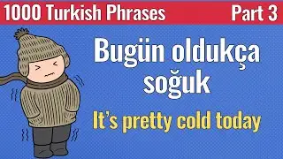 1000 Turkish Phrases - Part 3 - Practice Your Turkish | Language Animated